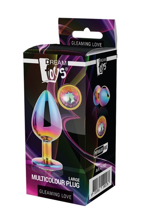 GLEAMING LOVE MULTICOLOUR PLUG LARGE Dream Toys