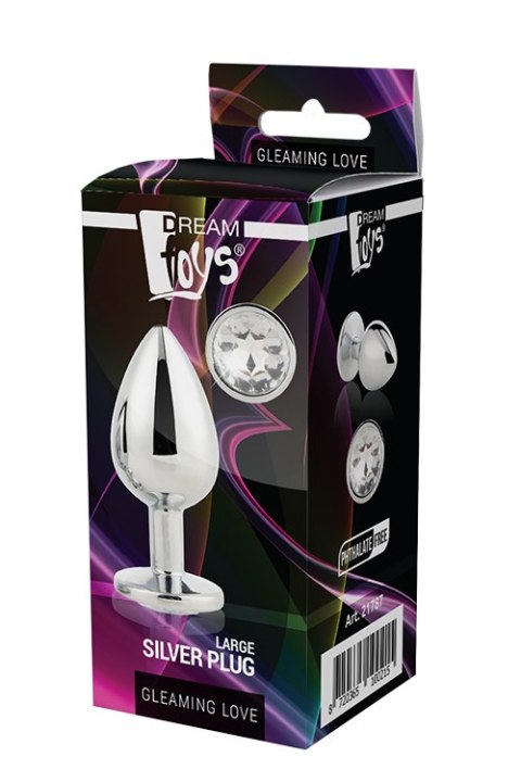 GLEAMING LOVE SILVER PLUG LARGE Dream Toys