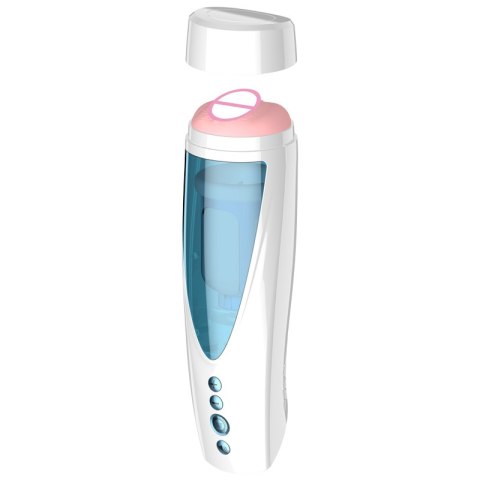 Masturbator - Vibrating, Rotating and Flashing Masturbation USB 10+10 Function / Talk Mode B - Series Fox