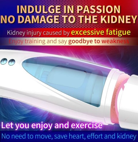 Masturbator - Vibrating, Rotating and Flashing Masturbation USB 10+10 Function / Talk Mode B - Series Fox