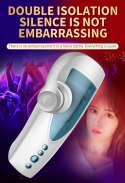 Masturbator - Vibrating, Rotating and Flashing Masturbation USB 10+10 Function / Talk Mode B - Series Fox