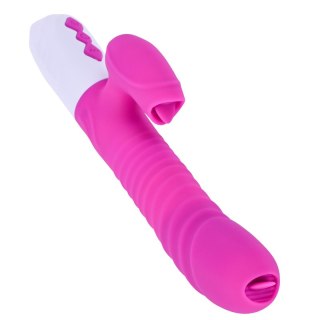 Wibrator-Silicone Vibrator USB 7 Function and Thrusting Function / Heating, purple B - Series Fox