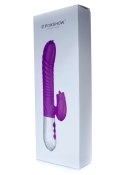 Wibrator-Silicone Vibrator USB 7 Function and Thrusting Function / Heating, purple B - Series Fox