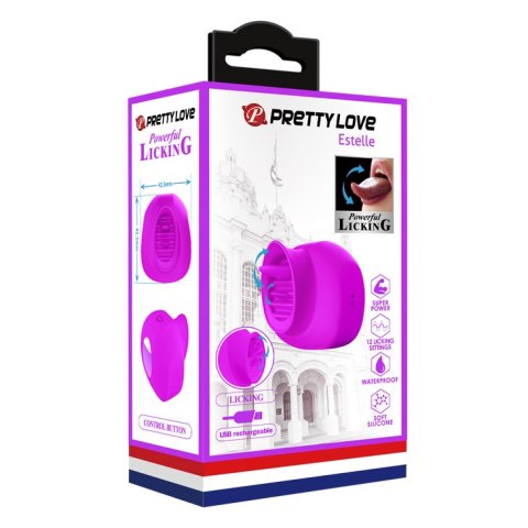 Stymulator Łechtaczki - ESTELLE USB 12 Functions purple Pretty Love