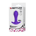 Wibrujacy korek analny - MORTON Anal Plug Massager 12 Functions USB Pretty Love