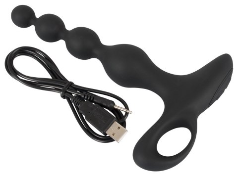 BV Vibrating Anal Beads Black Velvets