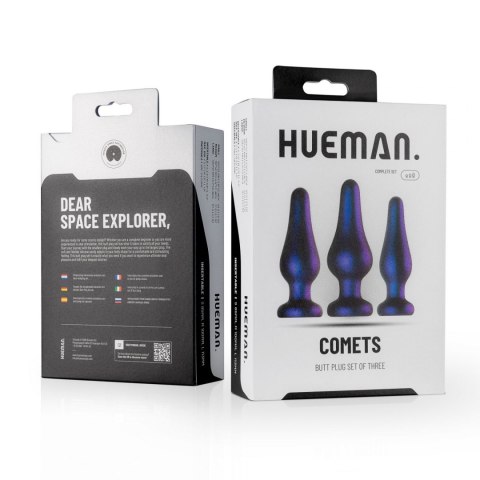 Hueman - Comets Butt Plug Set EasyToys