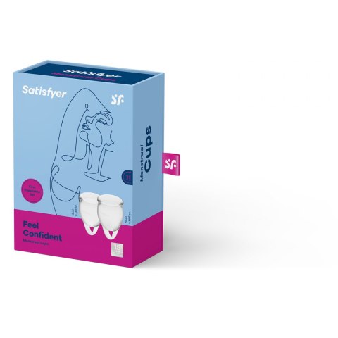 Tampony - Feel Confident Menstrual Cup (transparent) Satisfyer