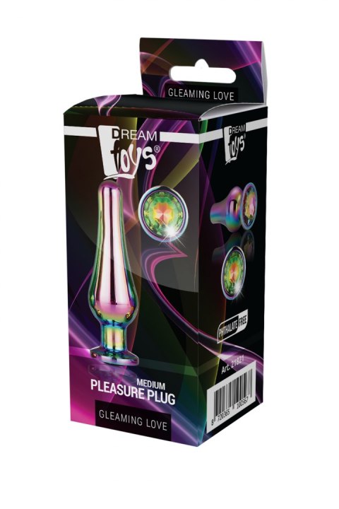 GLEAMING LOVE COLOURED PLEASURE PLUG M Dream Toys