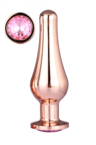 GLEAMING LOVE ROSE GOLD PLEASURE PLUG L Dream Toys