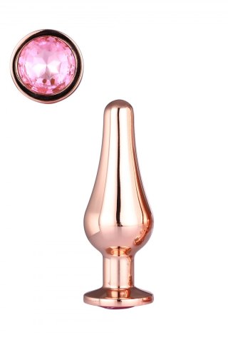 GLEAMING LOVE ROSE GOLD PLEASURE PLUG S Dream Toys