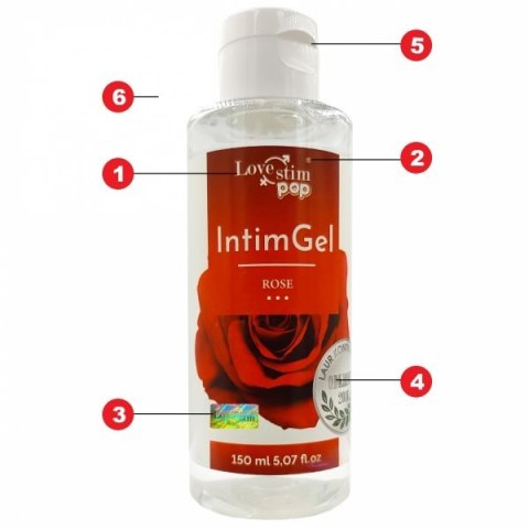 Lovestim Pop Intim Gel rose 150 ml LoveStim