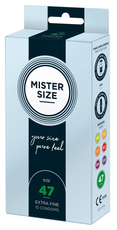 Mister Size 47mm pack of 10 MISTER SIZE