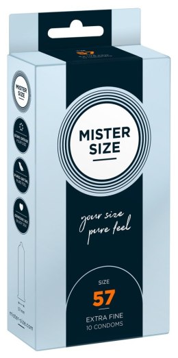 Mister Size 57mm pack of 10 Mister Size