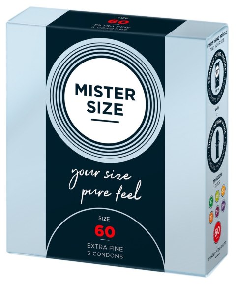 Mister Size 60mm pack of 3 MISTER SIZE