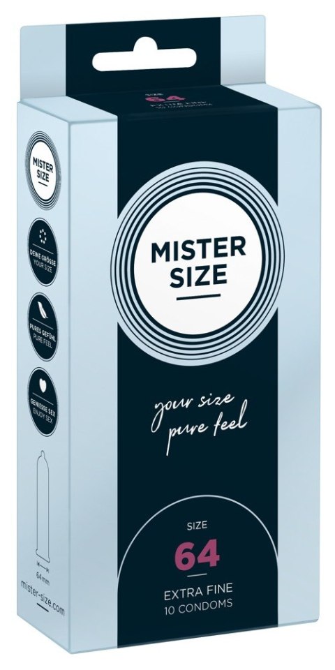 Mister Size 64mm pack of 10 Mister Size