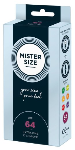 Mister Size 64mm pack of 10 Mister Size