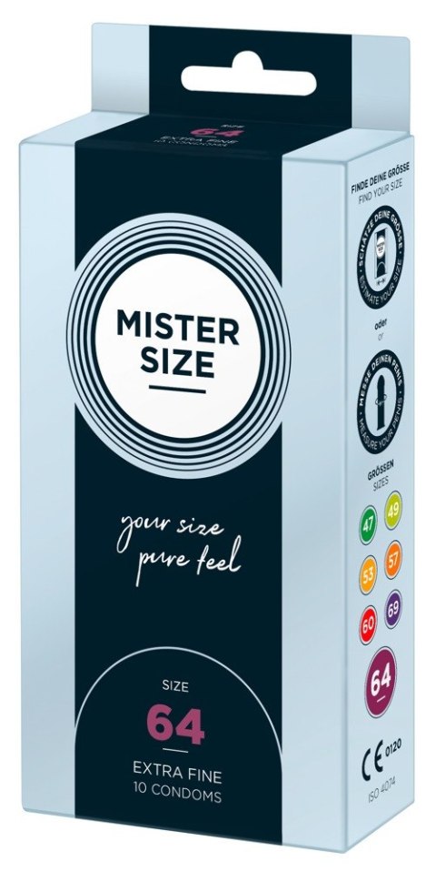 Mister Size 64mm pack of 10 MISTER SIZE