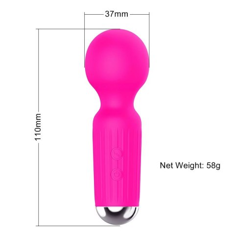 Stymulator-Rechargeable Mini Masager USB 20 Functions - Pink B - Series Magic