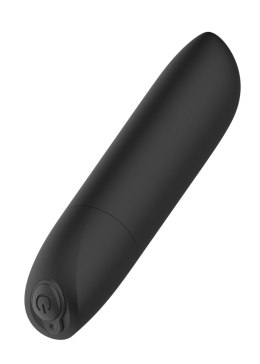 Stymulator-Rechargeable Powerful Bullet Vibrator USB 20 Functions - Shine Black B - Series Magic