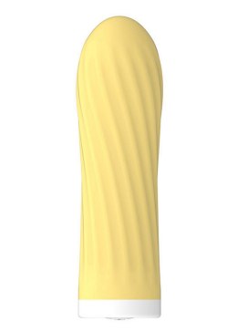 Stymulator-Rechargeable Silicone Touch Vibrator USB 10 Functions - Yellow B - Series Magic