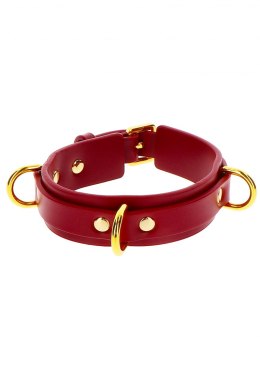 D-Ring Collar Deluxe Red Taboom