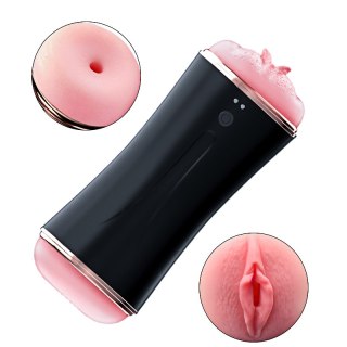 Masturbator - Vibrating Masturbation Cup USB 10 function + Interactive Function / Double Ends B - Series Fox