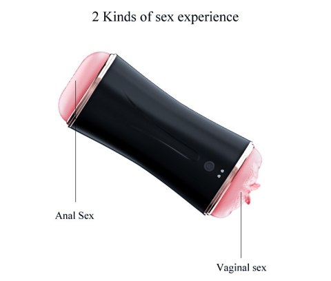 Masturbator - Vibrating Masturbation Cup USB 10 function + Interactive Function / Double Ends B - Series Fox