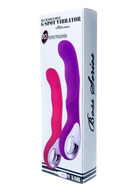 Vibrator G-spot 10 functions USB Pink B - Series Magic