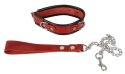 Leather Collar and Leash Wild Thing by Zado