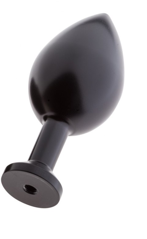 MALESATION Alu-Plug with suction cup large, black Malesation