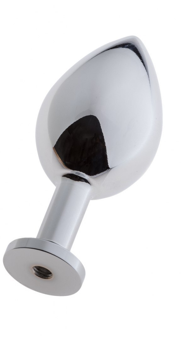 MALESATION Alu-Plug with suction cup large, chrome Malesation