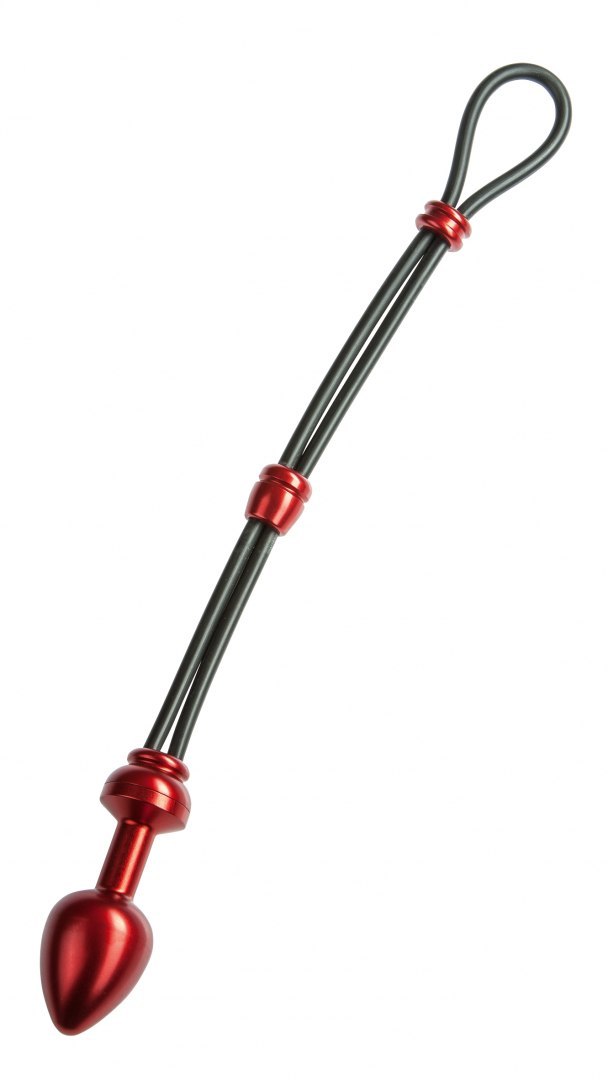 MALESATION Cock-Grip with Alu-Plug large, red Malesation