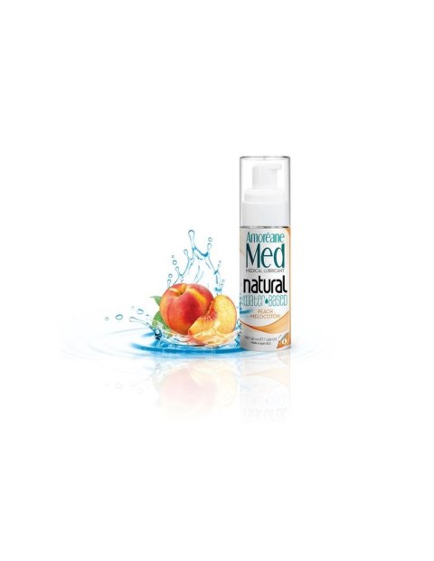 AM.Peach Water Based Lubricant with phytoplankton 50ml Amoreane