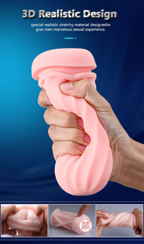 Masturbator - Vibration 7, 7 Sucking modes, Hand B - Series Fox