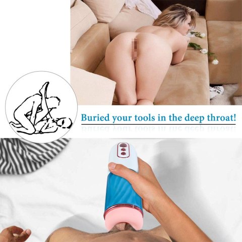 Masturbator - Vibration 7, 7 Sucking modes, Hand B - Series Fox