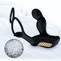 Masażer prostaty - Silicone Massager 7 Function and Heating Function, Black B - Series Fox