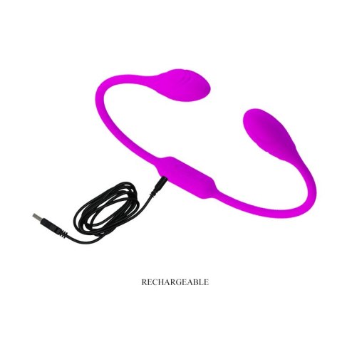 Podwójne wibrujące Jajko -Dream lover's whip, 12 vibration functions Bendable Pretty Love