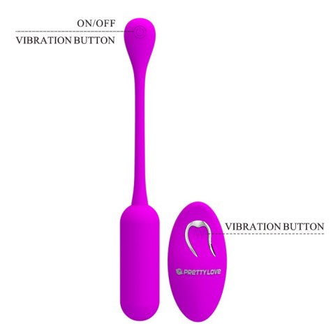 Wibrujące Jajko z pilotem - LECHIES, 12 vibration functions Wireless remote control Pretty Love