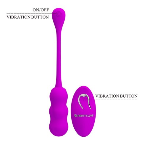 Wibrujące Jajko z pilotem - LESHY, 12 vibration functions Wireless remote control Pretty Love