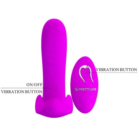 Wibrator dla Niego i dla Niej - REMOTE CONTROL MASSAGER, 12 vibration functions Wireless remote control Pretty Love