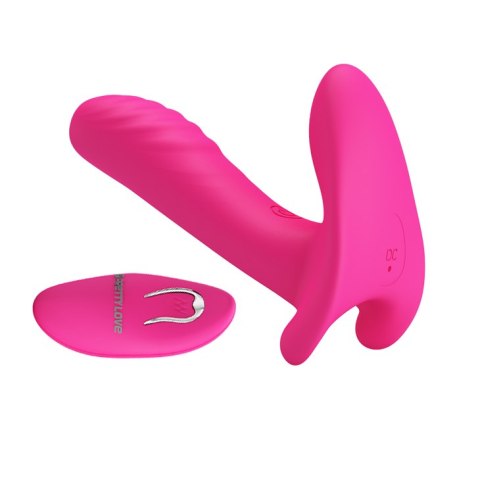 Wibrator dla Niej i dla Niego -REMOTE CONTROL MASSAGER, 12 vibration functions Wireless remote control Pretty Love