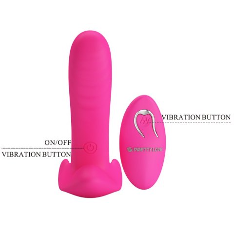 Wibrator dla Niej i dla Niego -REMOTE CONTROL MASSAGER, 12 vibration functions Wireless remote control Pretty Love