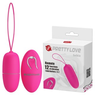 Wibrujące Jajko z pilotem -SELKIE, 12 vibration functions Wireless remote control Pretty Love