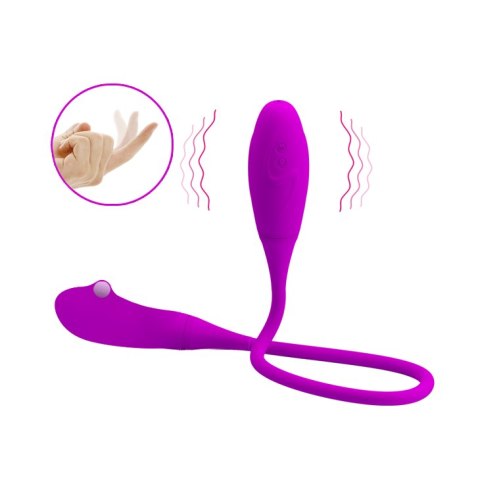 Podwójne Jajko wibrujace - Snaky Vibe, 7 vibration functions 3 tickling functions Bendable Pretty Love