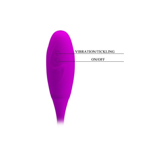 Podwójne Jajko wibrujace - Snaky Vibe, 7 vibration functions 3 tickling functions Bendable Pretty Love