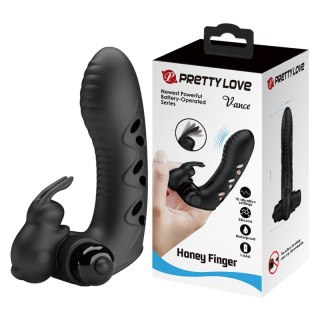 Wibrująca Nakładka na Palec - Vance, HONEY FINGER, 10 vibration functions Pretty Love