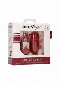 10 Speed Remote Vibrating Egg - Big - Red ShotsToys