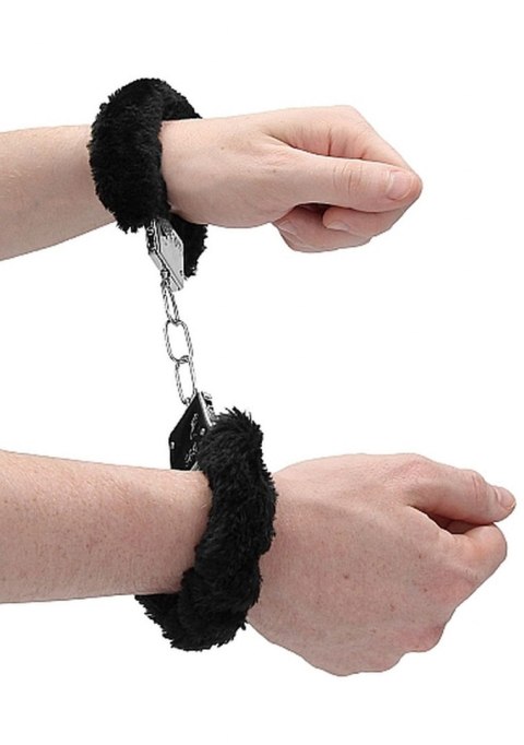 Beginner""s Handcuffs Furry - Black Ouch!