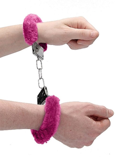 Beginner""s Handcuffs Furry - Pink Ouch!